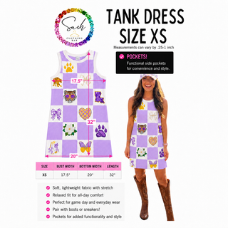 Tigers Sequin Patch Tank Dress
