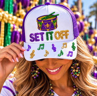 Set it Off Sequin Mardi Gras Hat