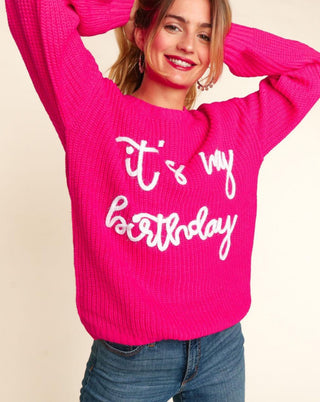 It’s my Birthday Sweater 