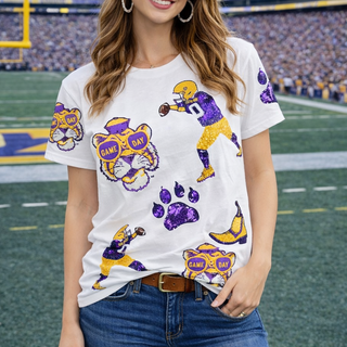 Lsu tigers sequin shirt