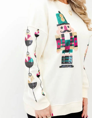 Nutcracker Sequin Sweater