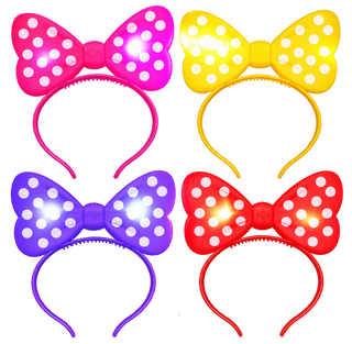 Minnie Bow Light Up Headbands Set of 75