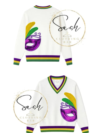 Mardi Gras King Cake Sequin Sweatshirt (Copy)