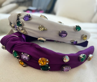 Mardi Gras Jeweled Headbands 