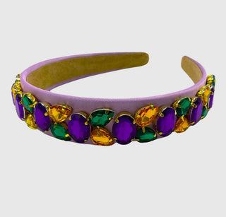 Mardi Gras Jewel Headband -