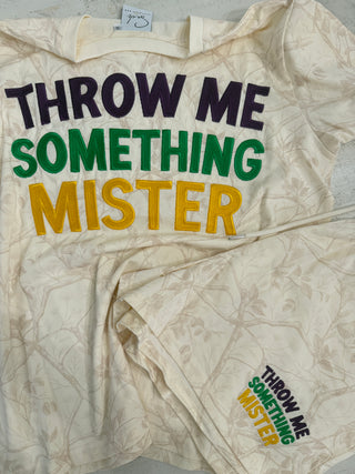 Mardi Gras Throw me Something Mister Set -