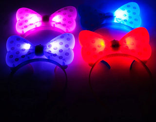 Minnie Bow Light Up Headbands Set of 75