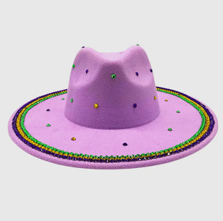 Mardi Gras Bedazzled Cowboy hat