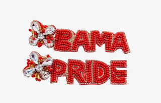 Red Bama Pride Earrings