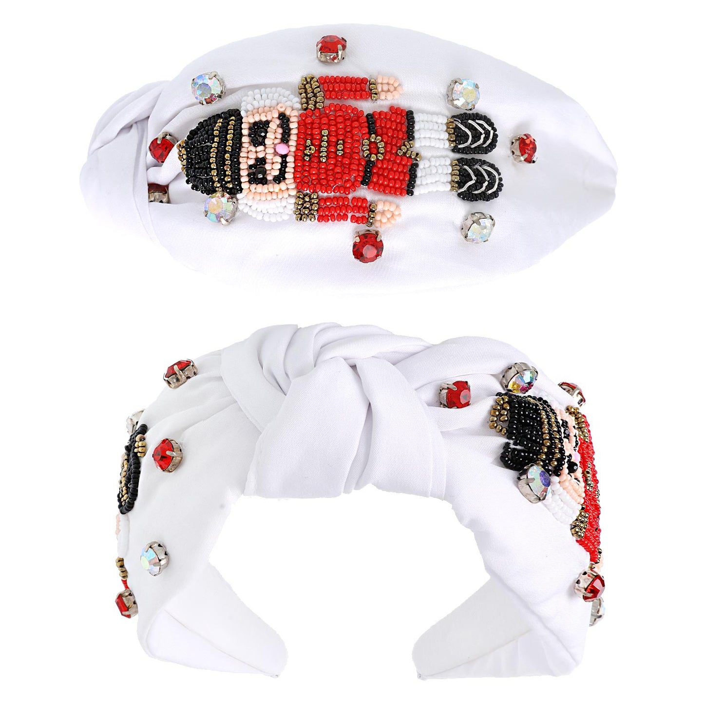 Nutcracker Christmas headband White