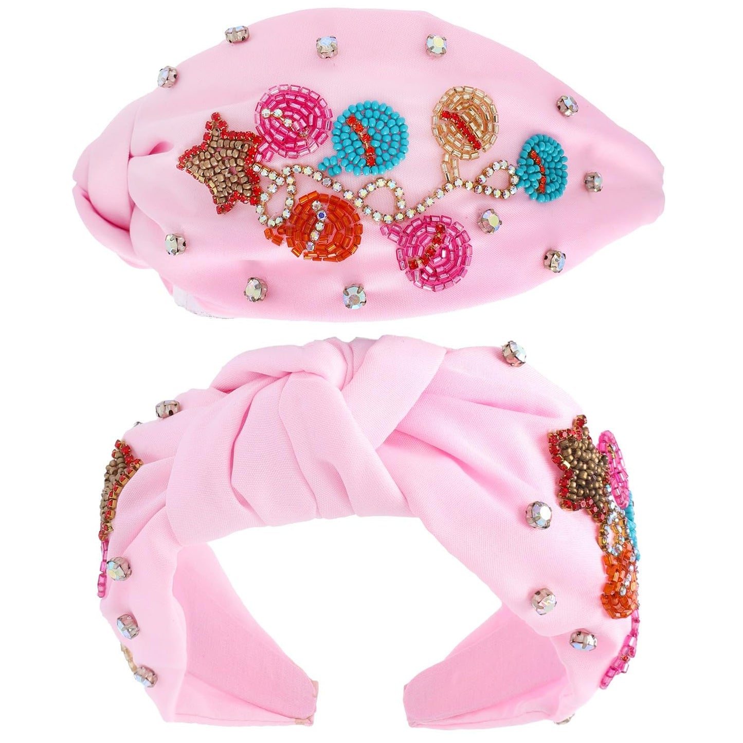 Christmas headband Pink Ornaments