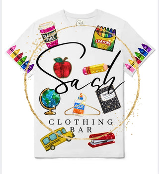 Sequin Teacher T-Shirt