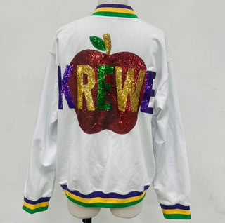 Mardi Gras Apple Krewe Sequin Jacket