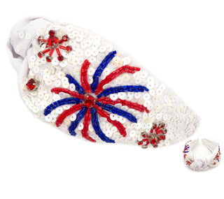 Fireworks Americana Beaded Headband 