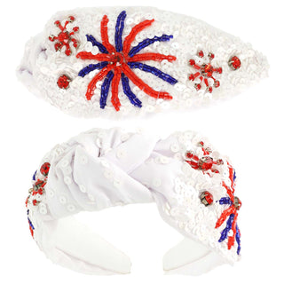 Fireworks Americana Beaded Headband 