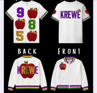 Mardi Gras Apple Krewe Sequin Jacket