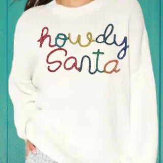 Howdy Santa Christmas Sweater 