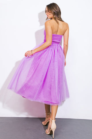 Tulle Midi Dress 