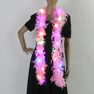 Light up Feather Boas Set of 30