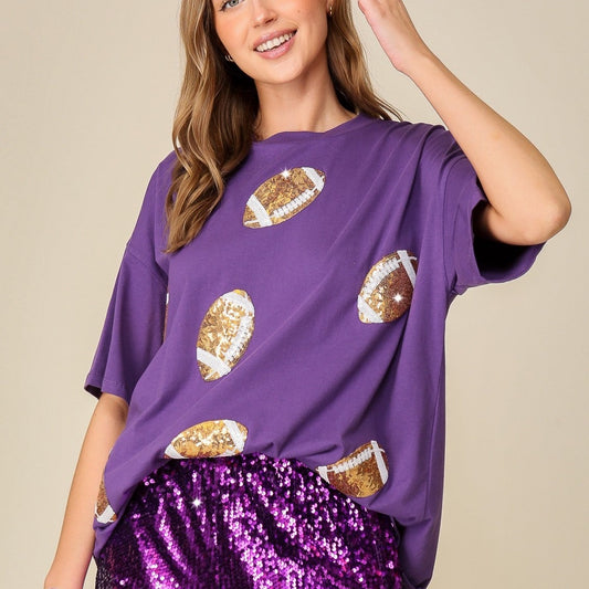 Game day sequin lsu shirt