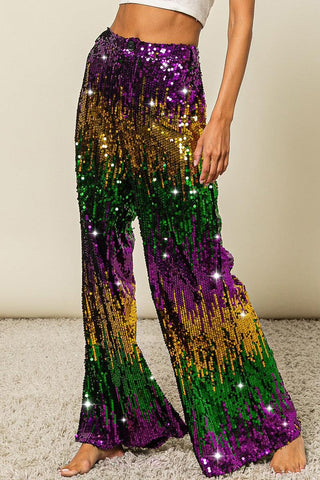 Mardi Gras Sequin Pants 
