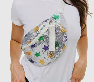 Mardi Gras Sequin Fanny pack