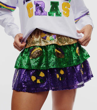 Mardi gras Skirt