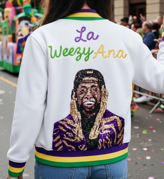 Mardi Gras La Weezy Ana Sequin Jacket