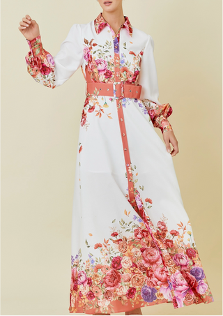 Floral Print Maxi Dress