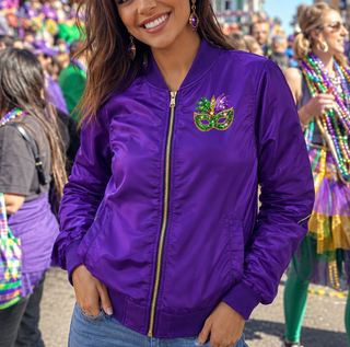Mardi Gras Sequin Bead Tree Jacket