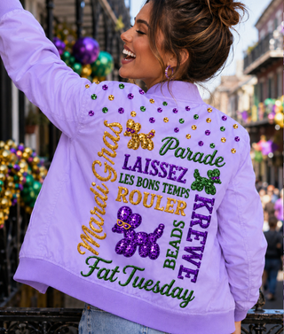 Mardi Gras Sequin Lagniappe Jacket