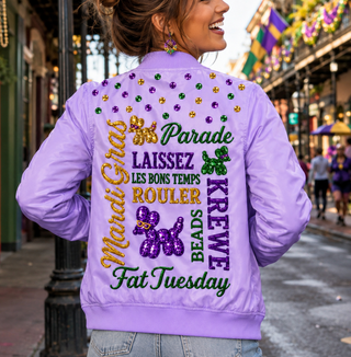 Mardi Gras Sequin Lagniappe Jacket