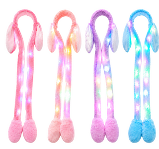 Light Up Plush Ears Set of 50