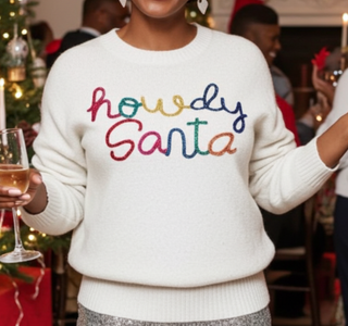 Howdy Santa Christmas Sweater