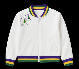 Here for the Bands Sequin Mardi Gras Jacket