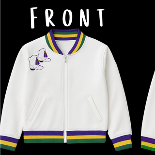 Here for the Bands Sequin Mardi Gras Jacket -
