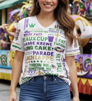 sequin lagniappe mardi gras shirt