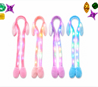 Light Up Plush Ears Set of 50
