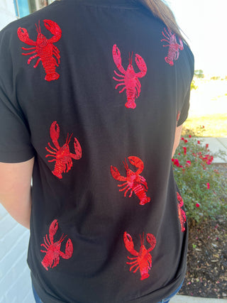 Ca Cest Bon Sparkle Sequin Tee -