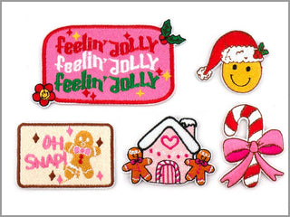 Christmas Feeling Jolly Hat Patch Set 