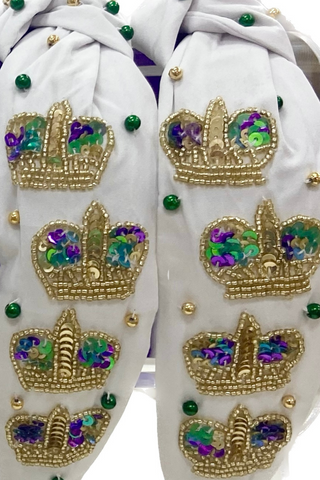 Mardi Gras Crown Headband -