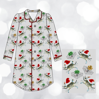 Crabby Christmas Women Nightgown
