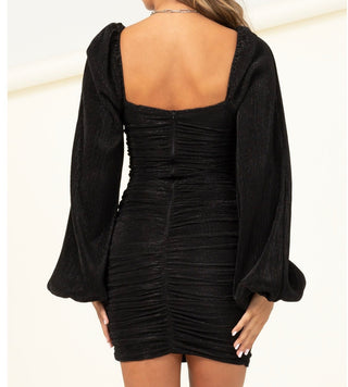 Shimmery night Ruched Dress 