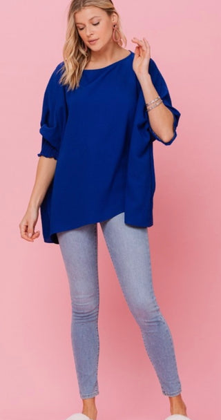 Dakota Royal Blue Blouse 