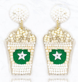 Beaded Frappuccino Earrings - SASH Clothing Bar