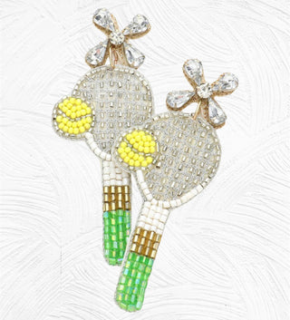 Tennis Racket Earrings 