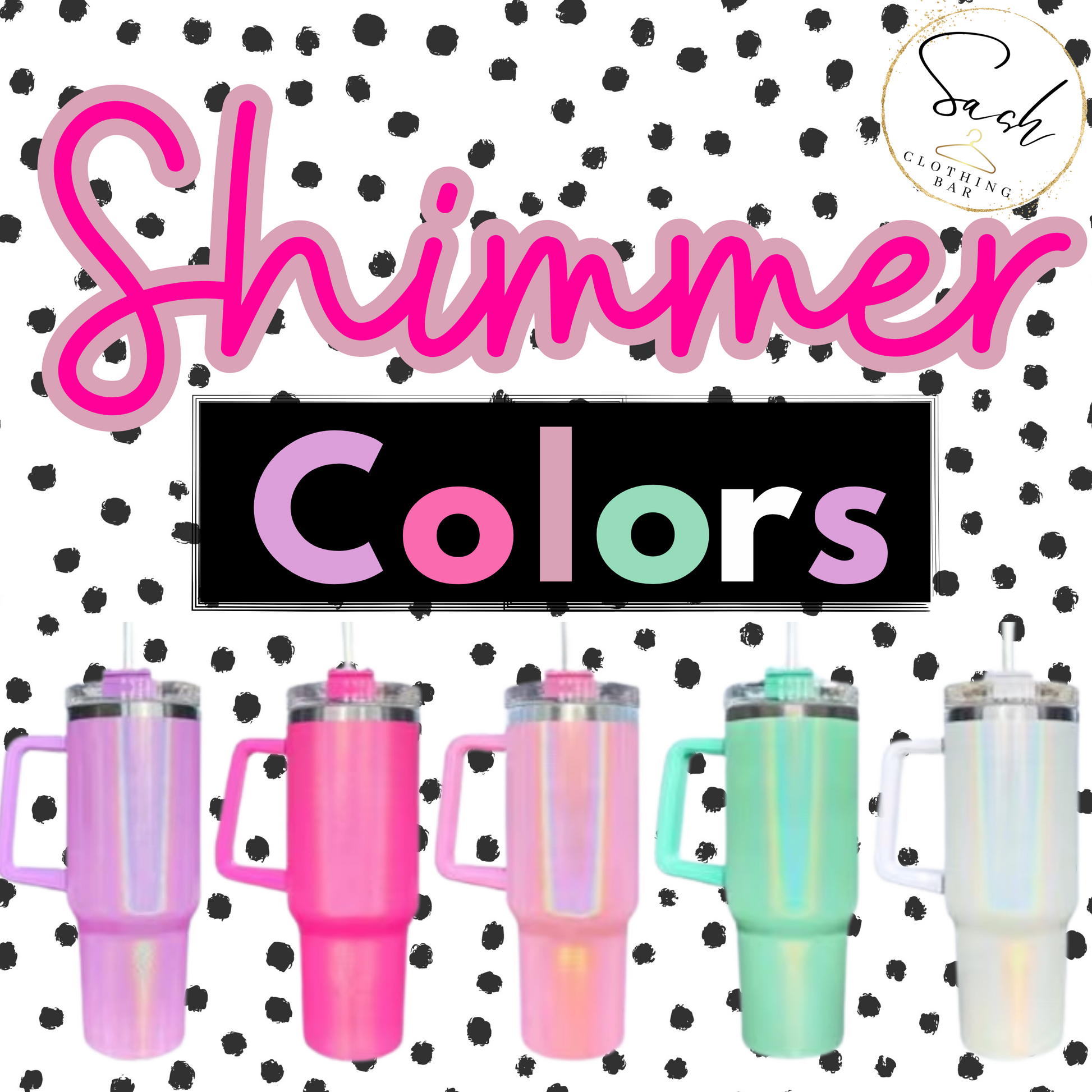 Pre Order- Shimmer 40 oz Tumbler – Crafty Witch Design